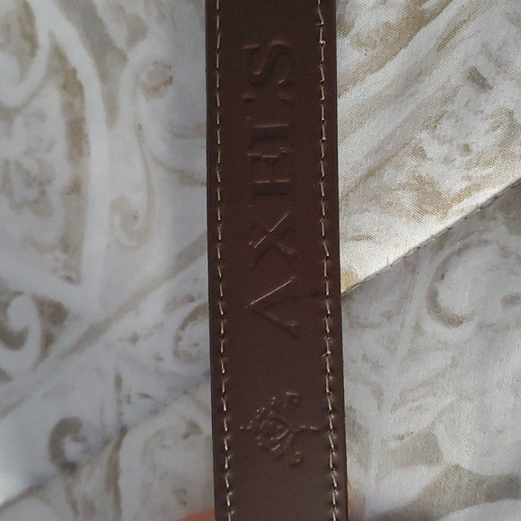 AXEL'S Brown Genuine American Alligator Belt Size 36 - Picture 4 of 13